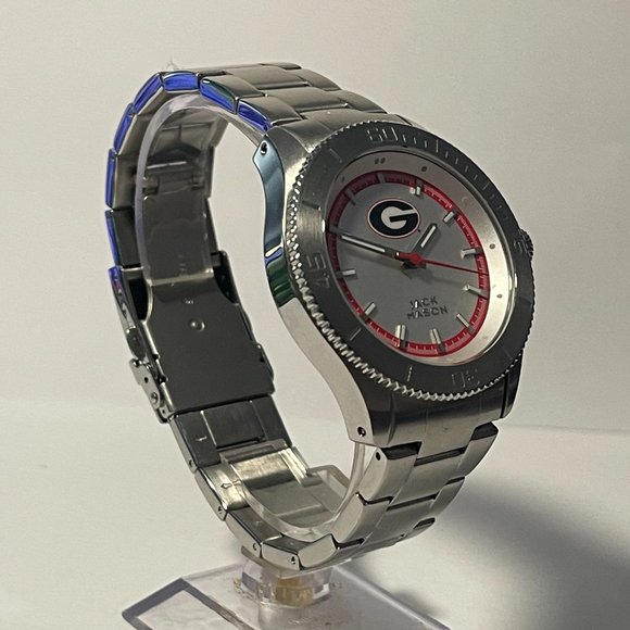 Georgia Bulldogs OFFICIAL NCAA Stainless-Steel Watch by Jack Mason !!!NEW!!! - Picture 7 of 10